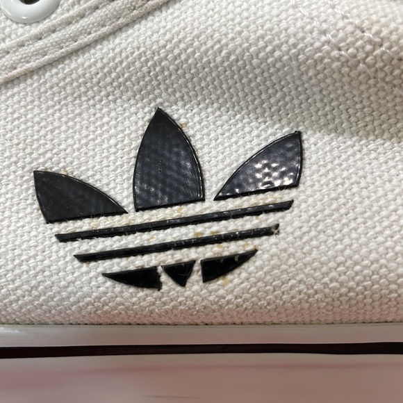 Adidas Nizza RF Hi Classic B-ball shoes in white canvas. Men 13. Excellent cond. - Picture 7 of 15